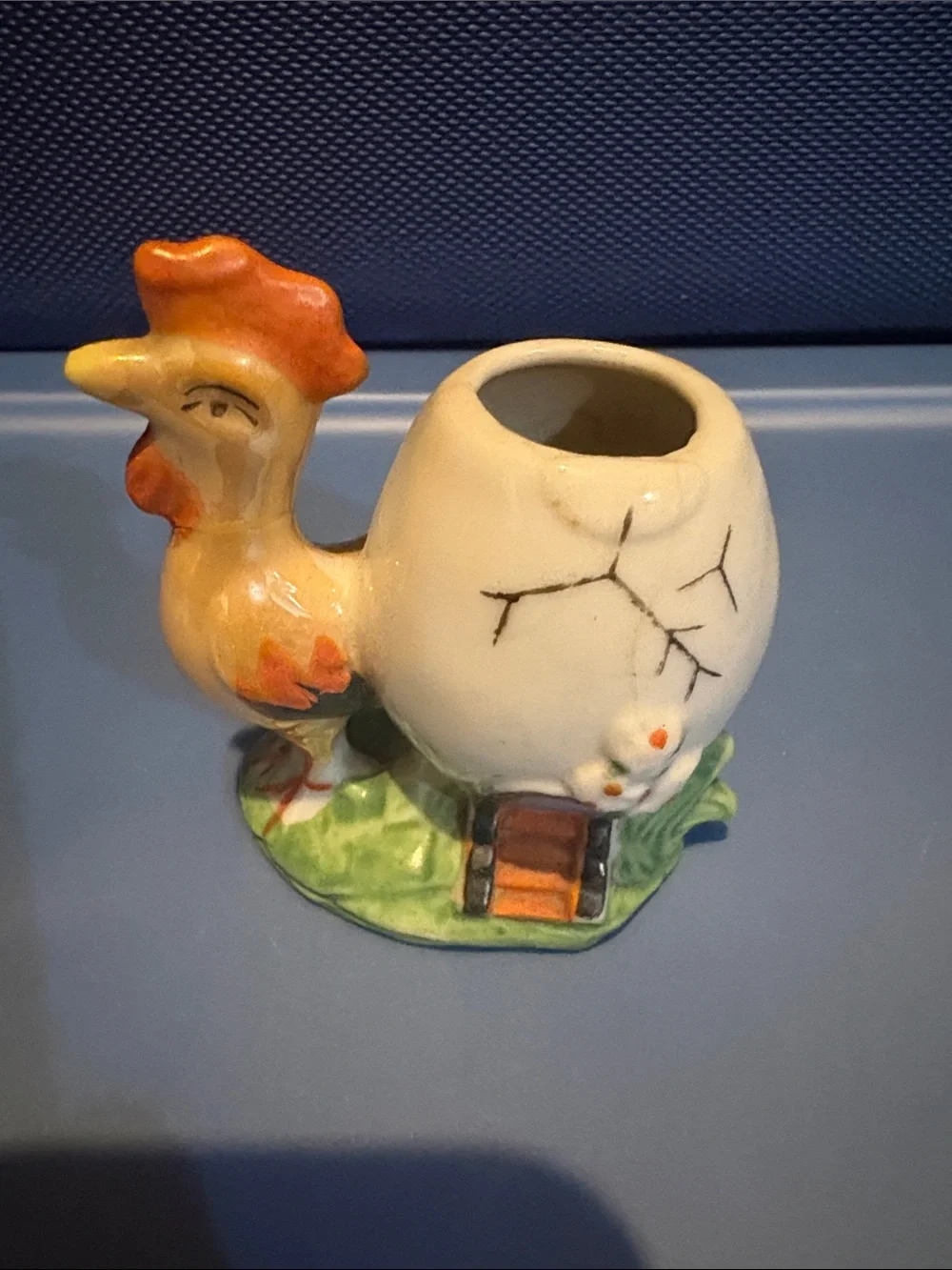 Vintage Ceramic Rooster Toothpick holder
